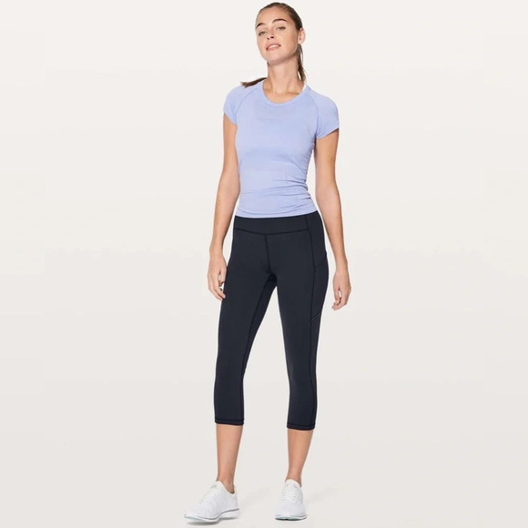 Lululemon Speed Up Crop 21" in Black size 6 Style W6AL7S - Picture 7 of 11